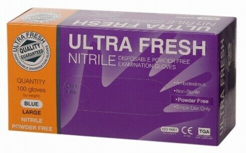 Ultra Fresh Nitrile Powder Free Gloves