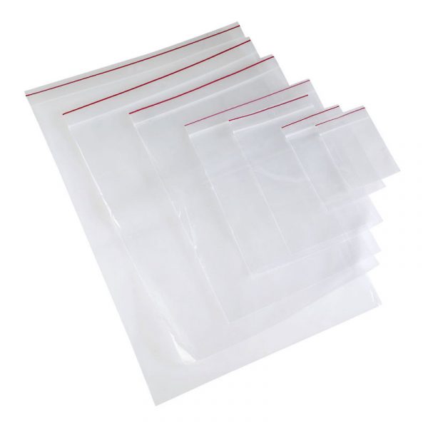 Resealable Snap Lock Plastic Bags Various Sizes