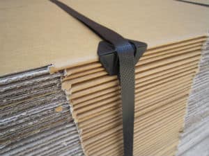 Black woven strap guard